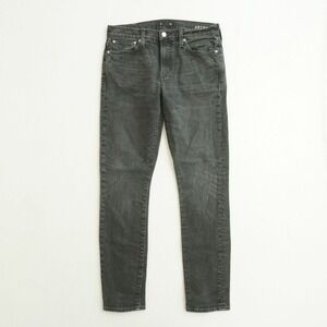 Madewell Mens W31 L32 Skinny Fit Black Wash Denim Jeans Everton Wash Black
